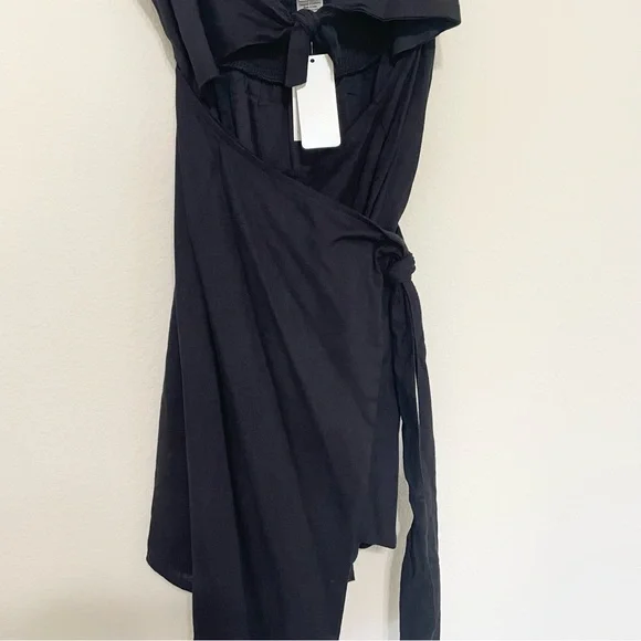 NWT L SPACE Black Morning Star Dress Cover Up Size Medium - Picture 3 of 8
